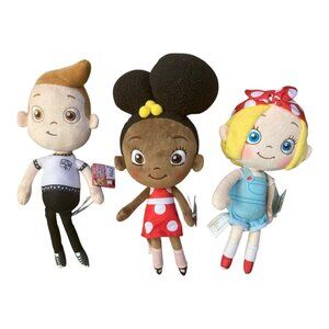 Netflix' ADA TWIST SCIENTIST Plush Dolls ROSIE, IGGY, ADA set of 3 (Bundle) NWT